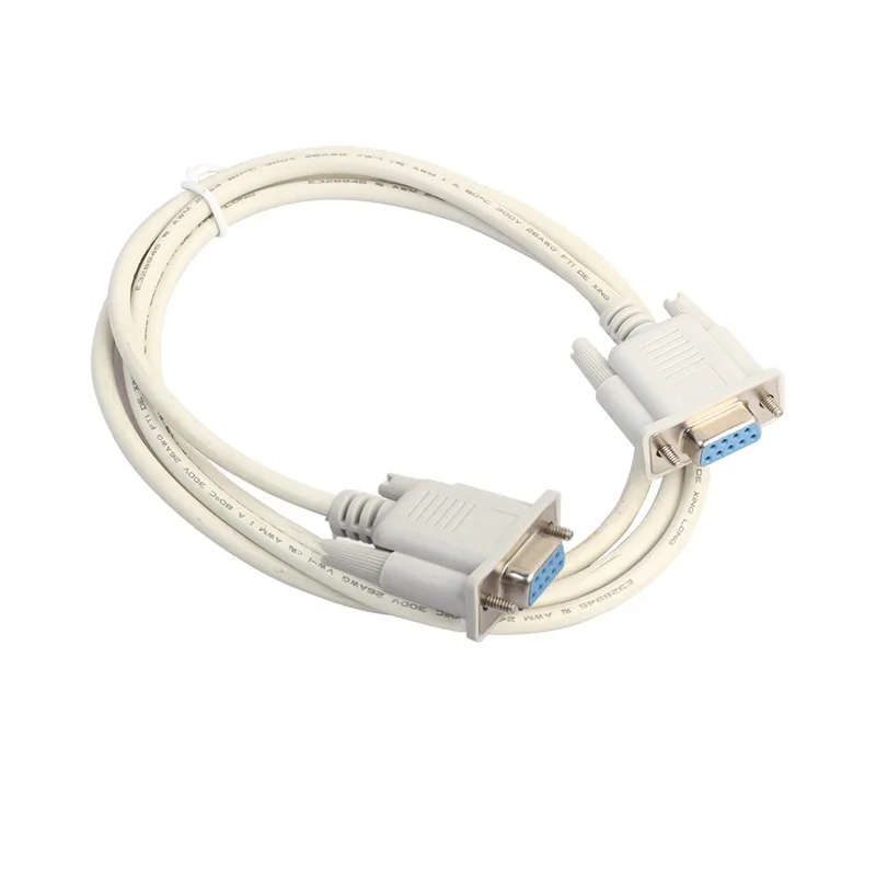 AMS-1PC 5ft F/F Серийный RS232 Null модемный кабель женский DB9 FTA перекрестное соединение 9 Pin передачи данных COM кабель конвертер ПК Acce