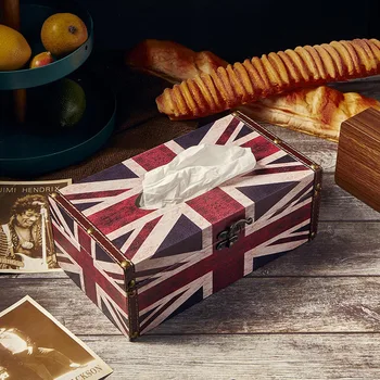 

Wooden tissue box with Retro Style/Home Supplies / Home Storage & Storage / Kitchen Storage