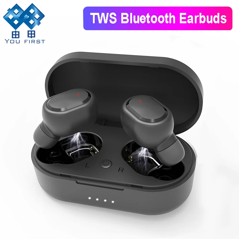 Беспроводные наушники TWS стерео 9D звуки Bluetooth-наушники наушники-вкладыши для Redmi