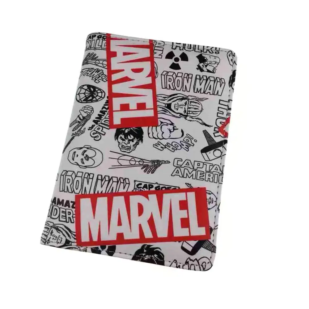 Style 4 Marvel, Бэтмен, Супермен, Дэдпул, Обложка для паспорта, держатель для ID карты, папка для хранения, сумка, аксессуары для путешествий, для мужчин, женщин, мальчиков, девочек, подарок - Цвет: Style 4
