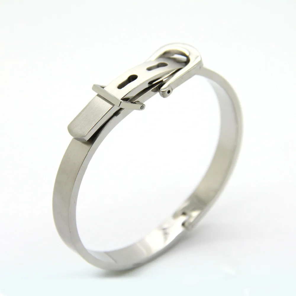High Quality Men Women Jewelry Bracelet Stainless Steel Belt Bangle Bracelet Men Women Gift - Image 6