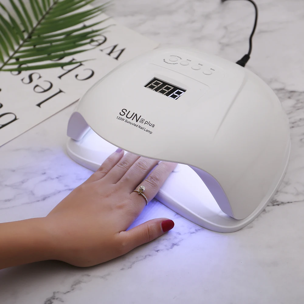 Сушилка для ногтей SUNX Plus лампа полировки гель лака с нижней стороной таймер