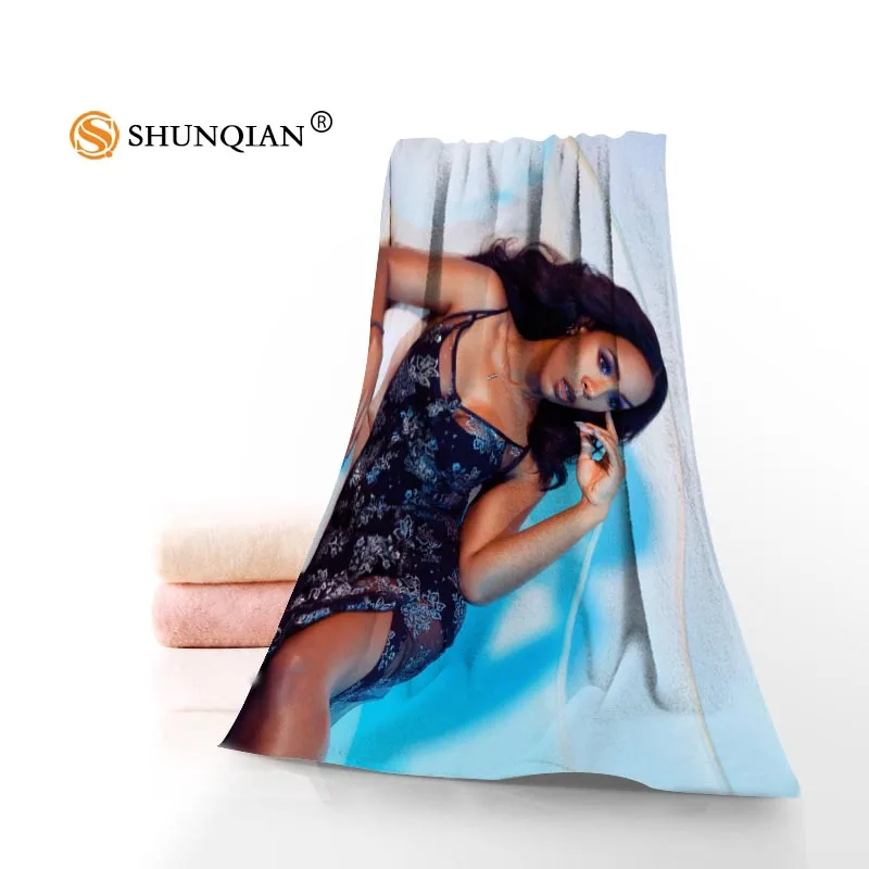 Custom Kelendria Kelly Rowland 35x75cm Face Towels Facecloth Bamboo Fiber Washcloth Quick drying Sports Towel - Цвет: 9