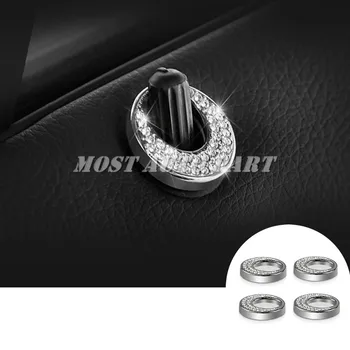 

Rhinestone Style Car Door Lock Pin Cover Trim For Benz CLA C117 W117 2013-2018
