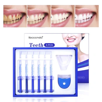 

Professional Teeth Whitening Kit Bleaching System Clear White Keep Smile Whitening Teeth Gel Kit with LED Light Dropshipping
