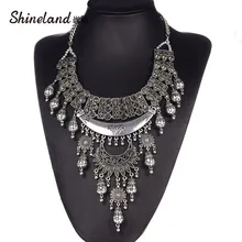 Shineland винтажное богемное этническое Макси эффектное ожерелье женское ювелирное индивидуальное шоу ожерелье s Подвески Заводская распродажа ожерелье