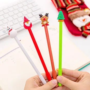 

40 Pcs Christmas Gel Cute Santa Claus Pen for Writing School Office Christmas Gifts Cute Stationary Christmas Novelty Gel Pens