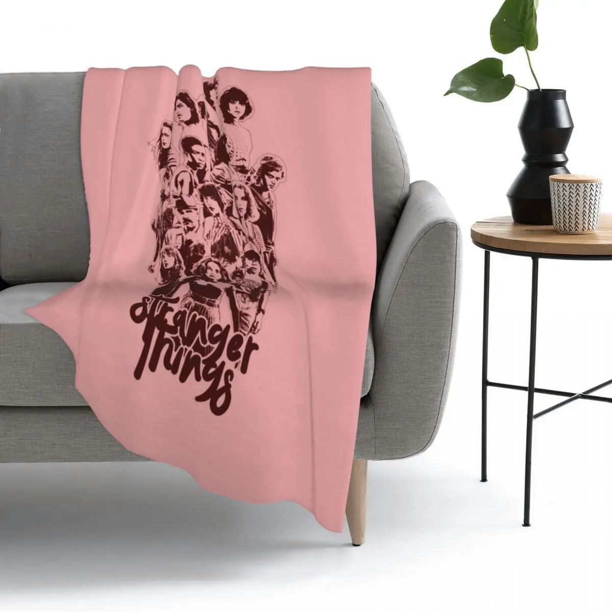 3 Times Stranger Throw Blanket Fleece BedBlanket SofaBlanket flannel Cozy bedding On Home travel Adult child soft | Дом и сад