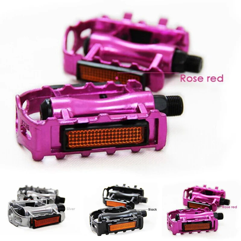 MTB алюминиевый сплав велосипед велосипедные педали противоскользящие 3 цвета езда на открытом воздухе