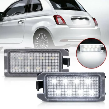 

SMD Lights LED Numbe R License Plate For Fiat 500C 2013-2019 High power