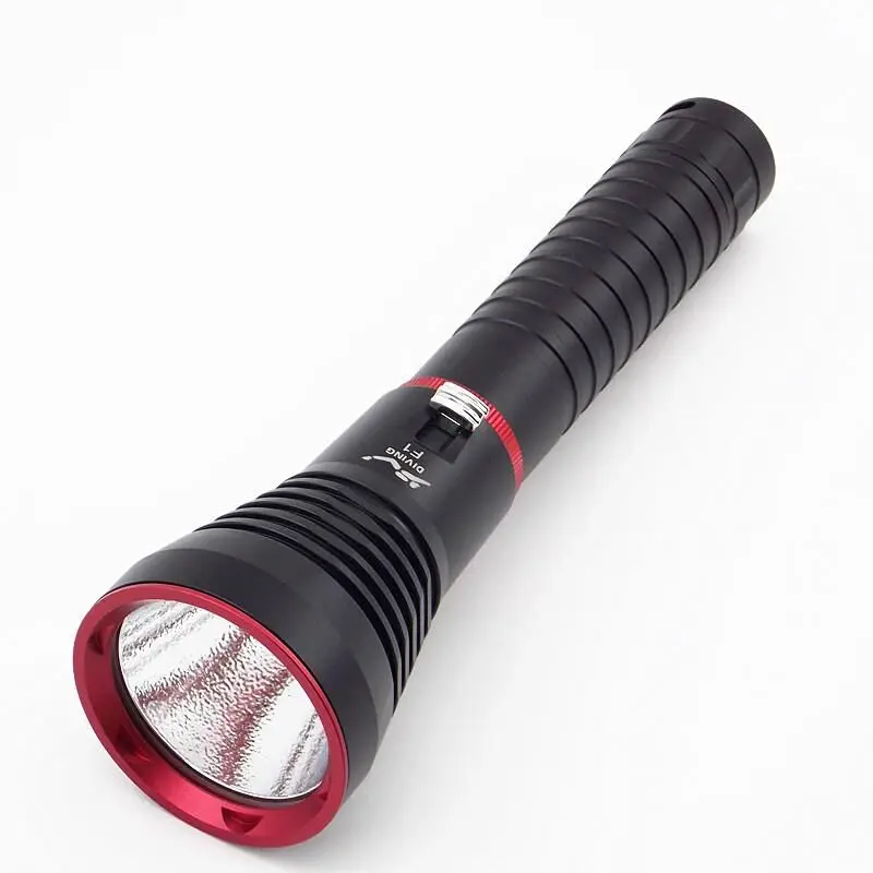 

LED XHP70 5000 Lumens LED Diving Flashlight White Light Underwater 100M Waterproof 26650 Battery Torch