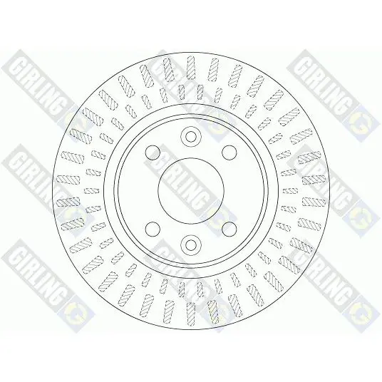 Диск тормозной RENAULT LOGAN II/SANDERO II/CLIO IV 12- передний