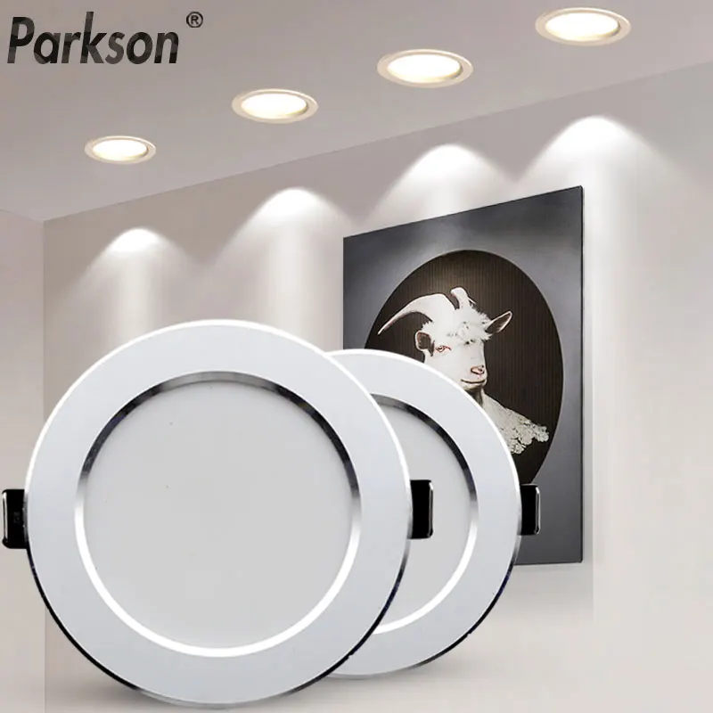 

LED Downlight 18W 15W 12W 9W 7W Ceiling Round Recessed Lamp AC220V 230V New type Downlight spot LED Spot Lighting
