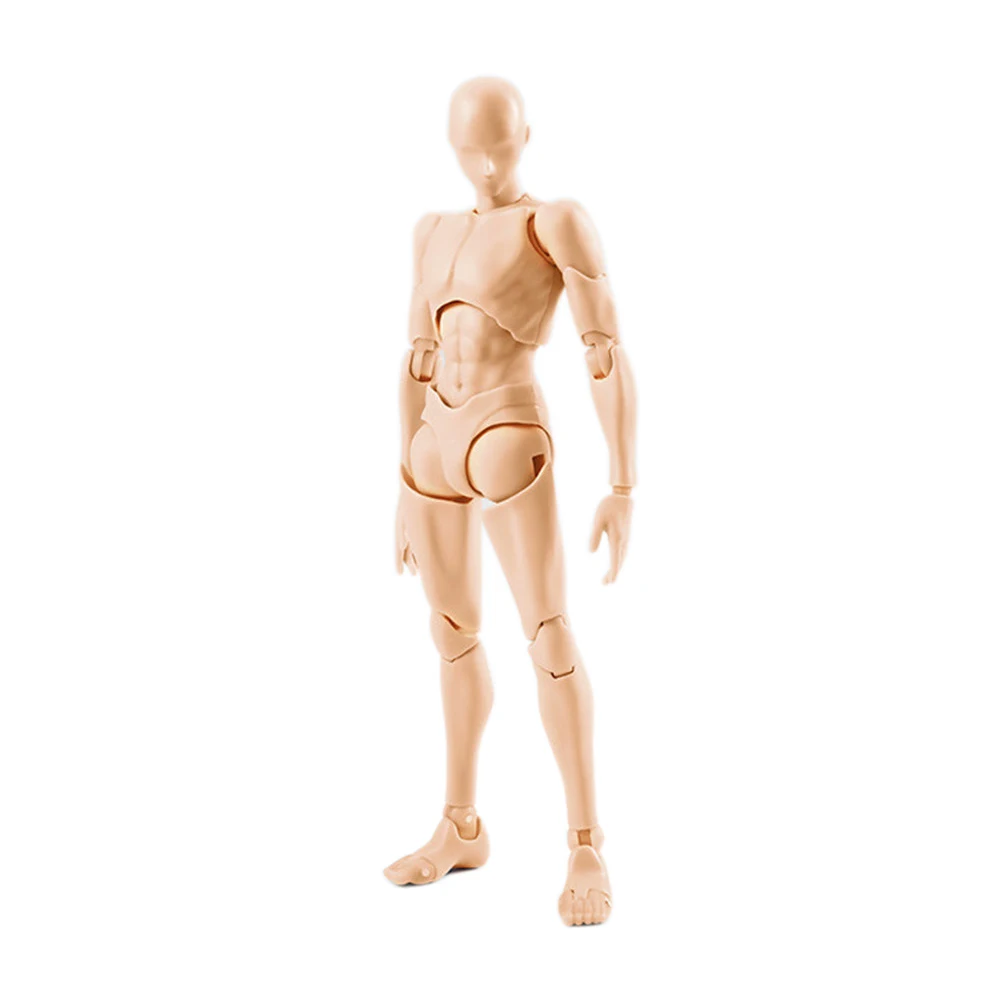 Body Chan& Kun Doll Male Female Set PVC Movebale Action Figure Model for SHF AN88