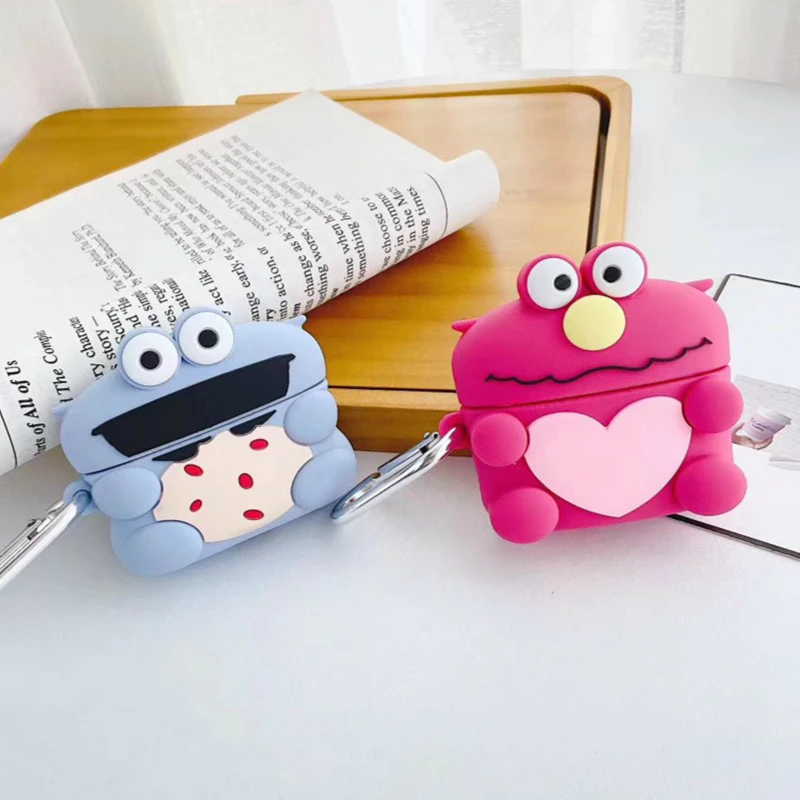 3D чехол для наушников Airpods Pro Чехол Силиконовый Кролик Собака Мультяшные