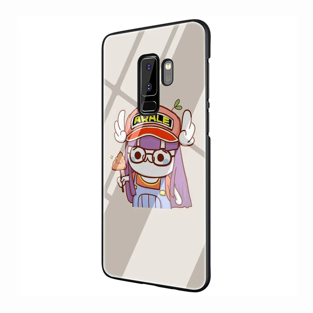 G11 Dr. Slump Arale маленькая девочка закаленное стекло чехол для телефона для Galaxy S7 edge S8 Note 8 9 10 Plus A10 20 30 40 50 60 70 - Цвет: G11