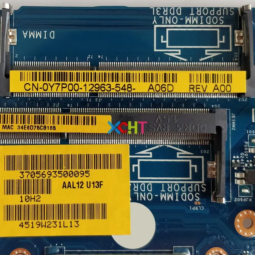 CN-0Y7P00 0Y7P00 Y7P00 AAL12 LA-C142P w E2-7110 Процессор для Dell Inspiron 5455 5555 ноутбук Laptop персональный компьютер материнская плата