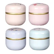 Мини жестяная коробка для хранения чая кофе конфет Круглый Чехол Контейнер для свадебной вечеринки