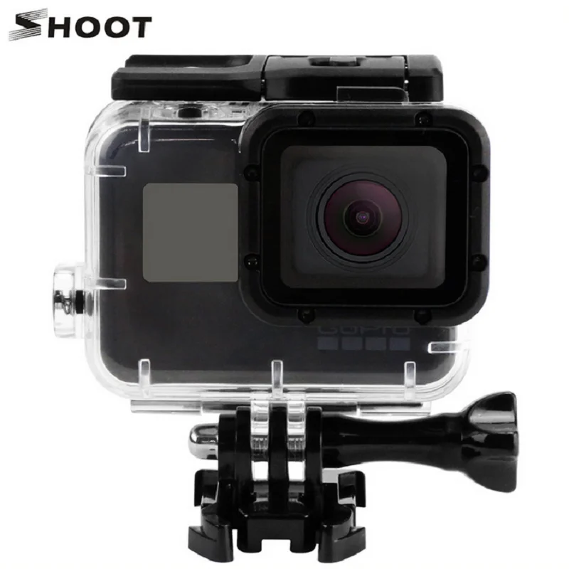 Водонепроницаемый защитный корпус прозрачный чехол для GoPro Hero7/6/5