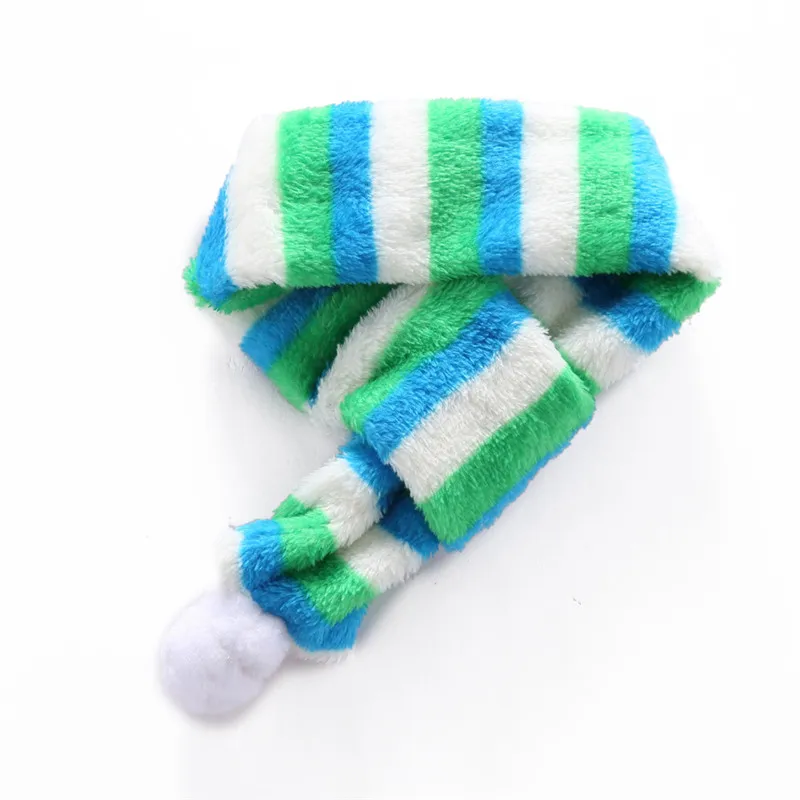 Рождественский шарф для собак аксессуары для домашних животных зимняя собака плюшевый теплый рождественский кошачий шарф для маленького большого домашнее животное Чихуахуа Новогоднее украшение s m l