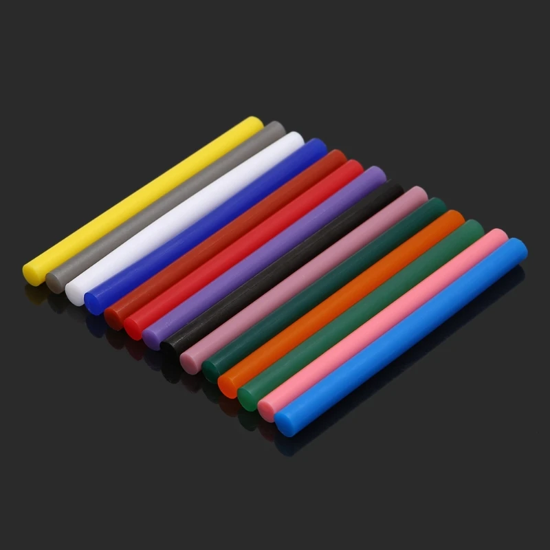 5pcs Hot Melt Glue Stick Colorful 7x100mm Adhesive For DIY Craft Toy Repair Tool images - 6