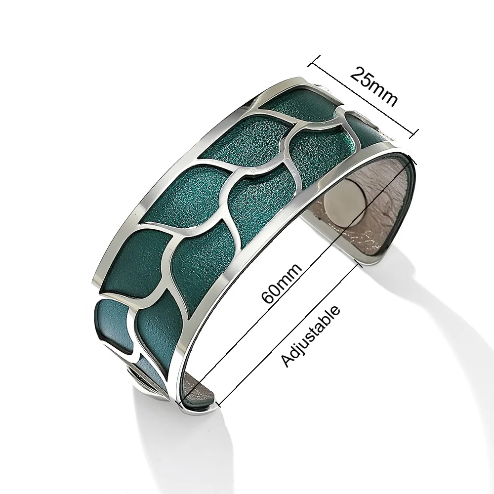 Cena Legenstar bransoletki Georgette bransoletki Argent Femme Manchette mankiet bransoletka ze stali nierdzewnej odwracalne wymienne Pulseiras