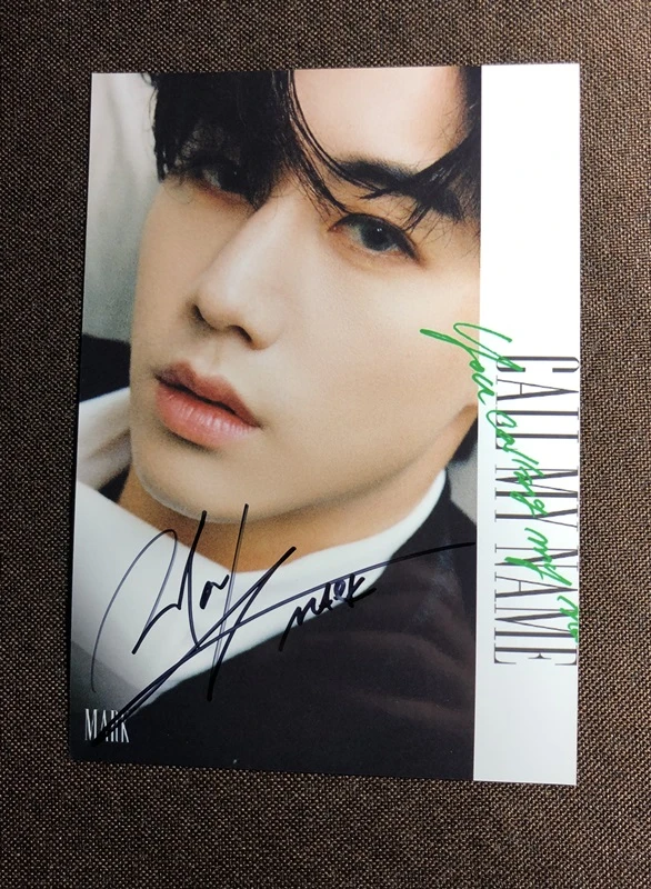 手署名したgot7マーク直筆サイン入りフォトコール私の名前5 7 K Pop 1019o5 Photo 6 Photo Parkphoto Sign Aliexpress