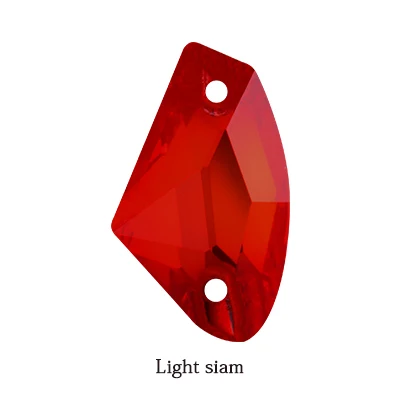 Высокое качество блестящий цвет пришить Кристальные Стразы для аппликации камни плоская задняя часть для одежды/дизайн ювелирных изделий DIY/аппликация "цветы" - Цвет: Light Siam