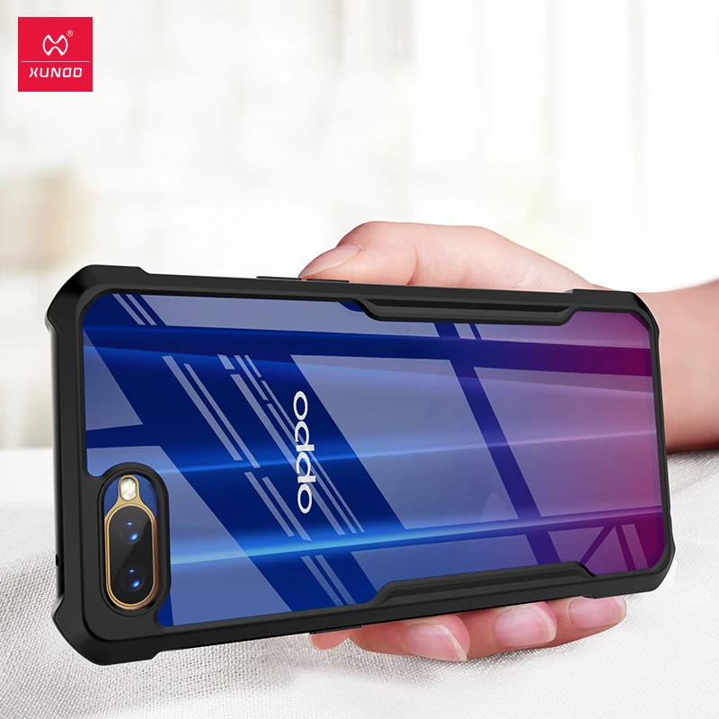 Ударопрочный чехол XUNDD для OPPO K1 прозрачный защитный чехол-подушка безопасности