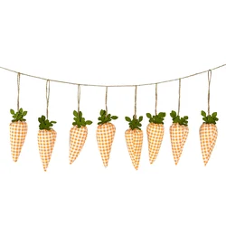 Creative Easter Decoration Carrot Party Wall Decoration Carrot Banner Fabric Door Frame Fireplace Decorativ Indoor Outdoor Decor