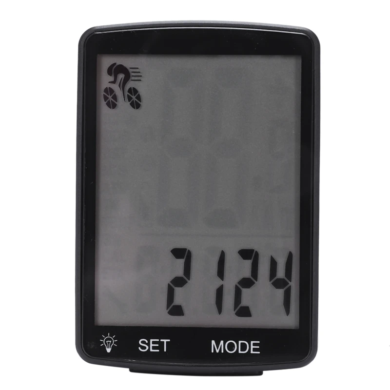 

Bike Wireless Bicycle Computer 2.8 Large Screen Speedometer Waterproof Cycling Luminous Computer Odometer With Bracket