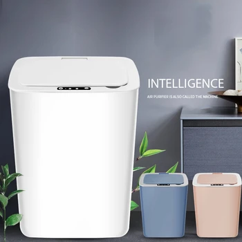 

USB Automatic Sensor Dustbin Smart Sensor Trash Can Induction Waste Bin Eco-Friendly Dustbin Household Trash Bin