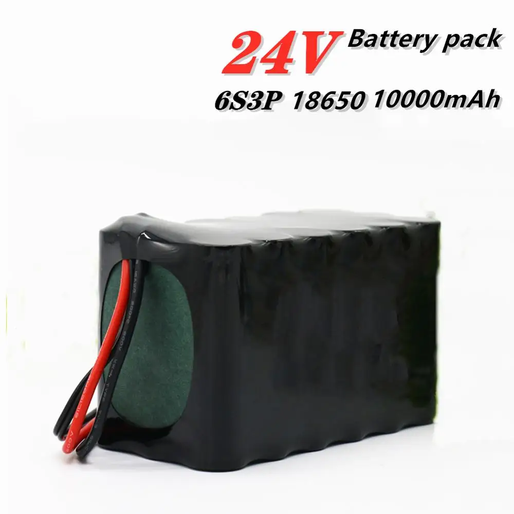

24V 10Ah 6S3P 18650 Battery li-ion Battery Pack 25.2v 10000mah electric bicycle moped /electric/lithium ion Battery Pack