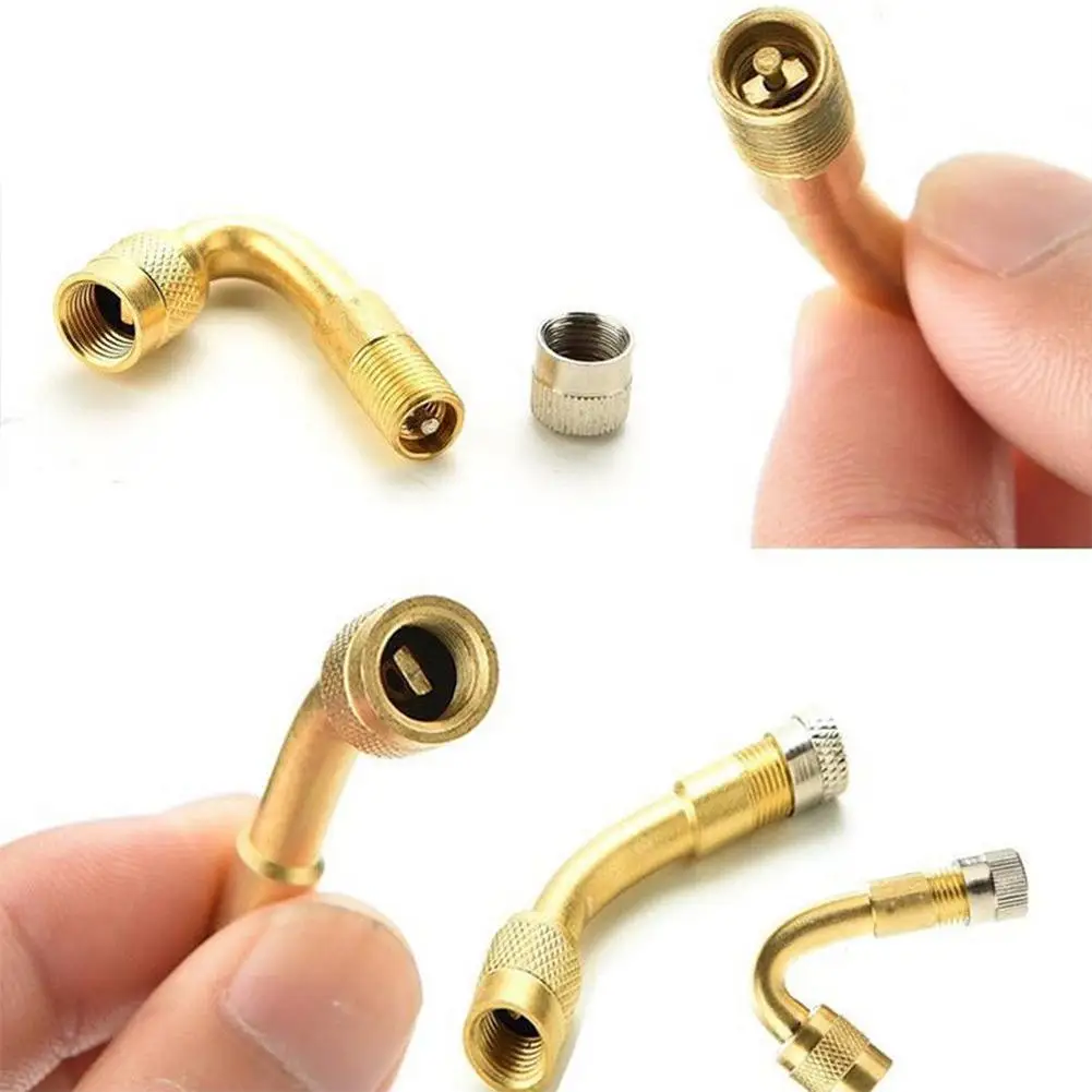 

Air Tyre Valve Stem Extender Degree Angle Brass Air Tyre Valve Schrader Valve Stem with Extension Adapter