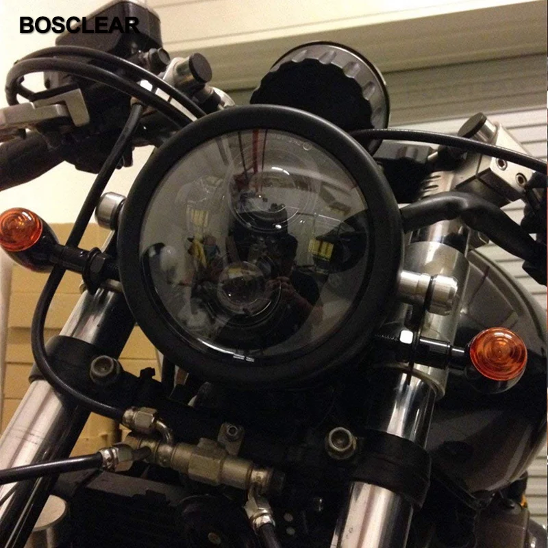 Мотоцикл Led ведро фары корпус Кронштейн для Honda Cb400/cb1300/cb250/cb600f/cb919 Hornet suzuki yamaha