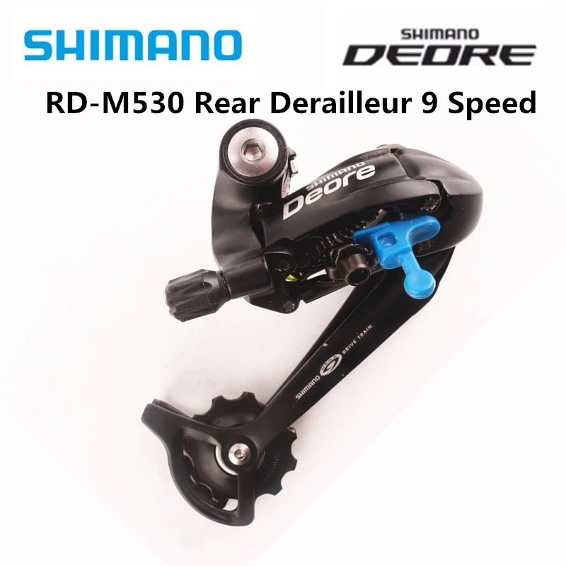 SHIMANO DEORE RD M530 9 скоростной горный велосипед SGS задний переключатель длинная клетка