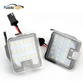 

2Pcs LED Under Side Mirror Puddle Light Car LED Courtesy light Super Bright For Ford Focus Kuga S-Max Mondeo IV C-max Escape