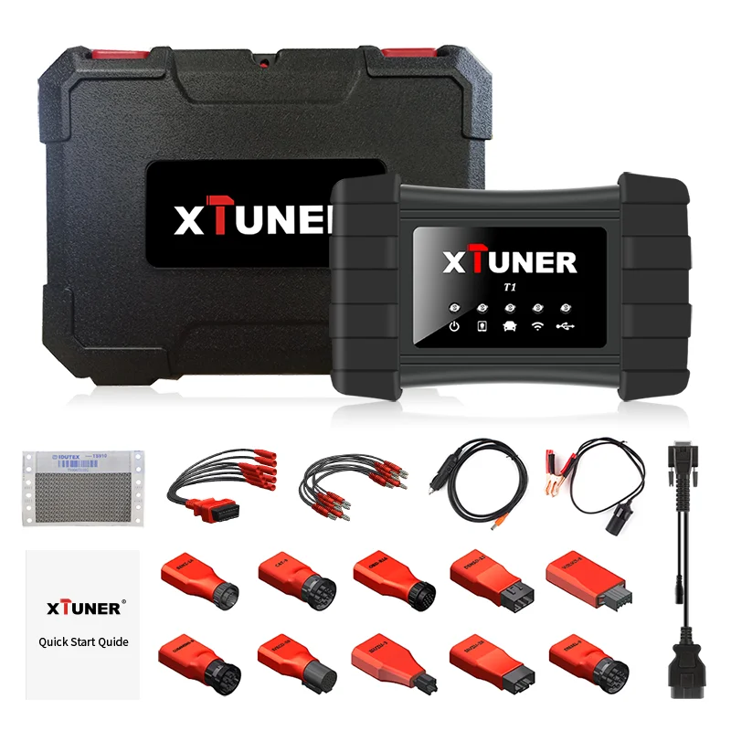 

Диагностический сканер Xtuner T1 для тяжелых грузовиков, ABS, подушка безопасности, DPF, OBD2, сканер для грузовиков, дизель, OBD диагностический сканер, инструмент + планшет