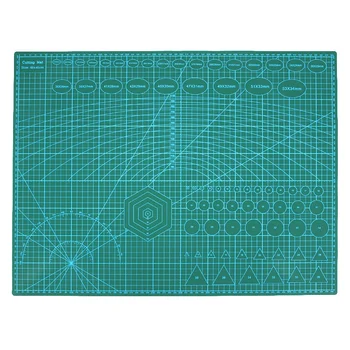 

A2 Pvc Double Printed Self Healing Cutting Mat Craft Quilting Scrapbooking Board 60 x 45Cm Patchwork Fabric Paper Craft Tools