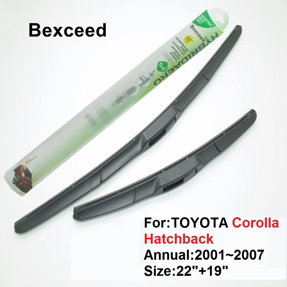 Hybrid Wiper Blade for TOYOTA Corolla Hatchback 22"+19" Bexceed of Car