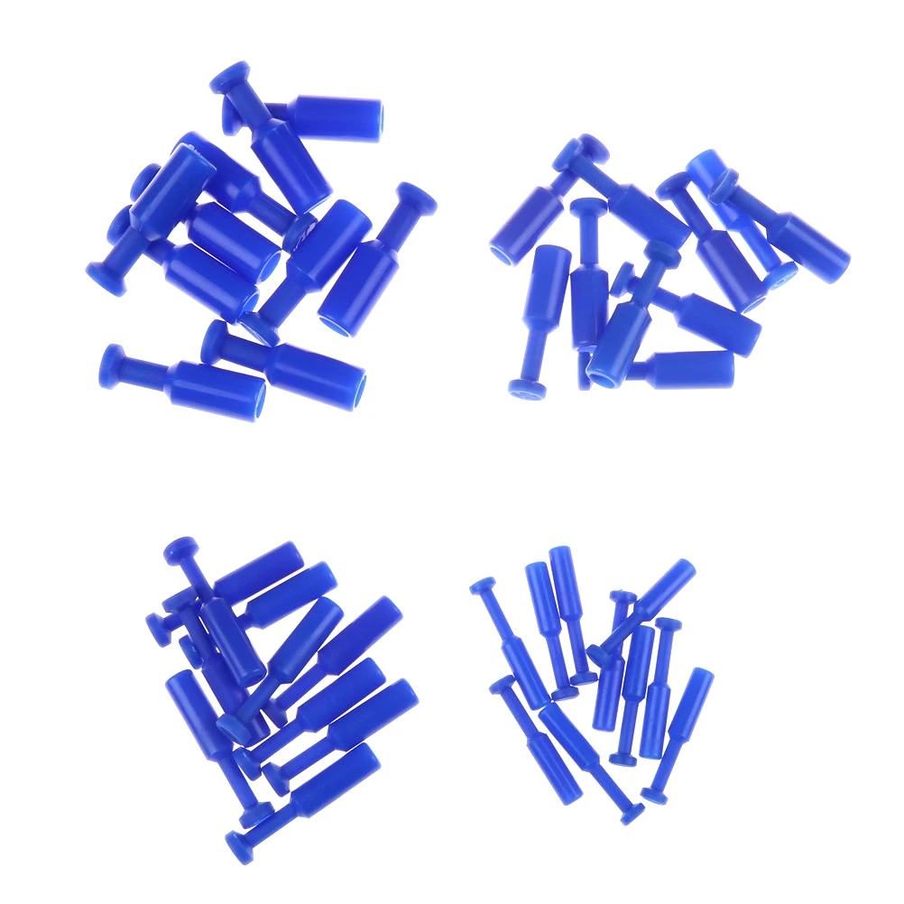 High Qulity 10pcs Blue Nylon Pneumatic Blanking Plug Hose Tube Push Fit Connector Air Line 6/8/10/12MM Tool Accessories