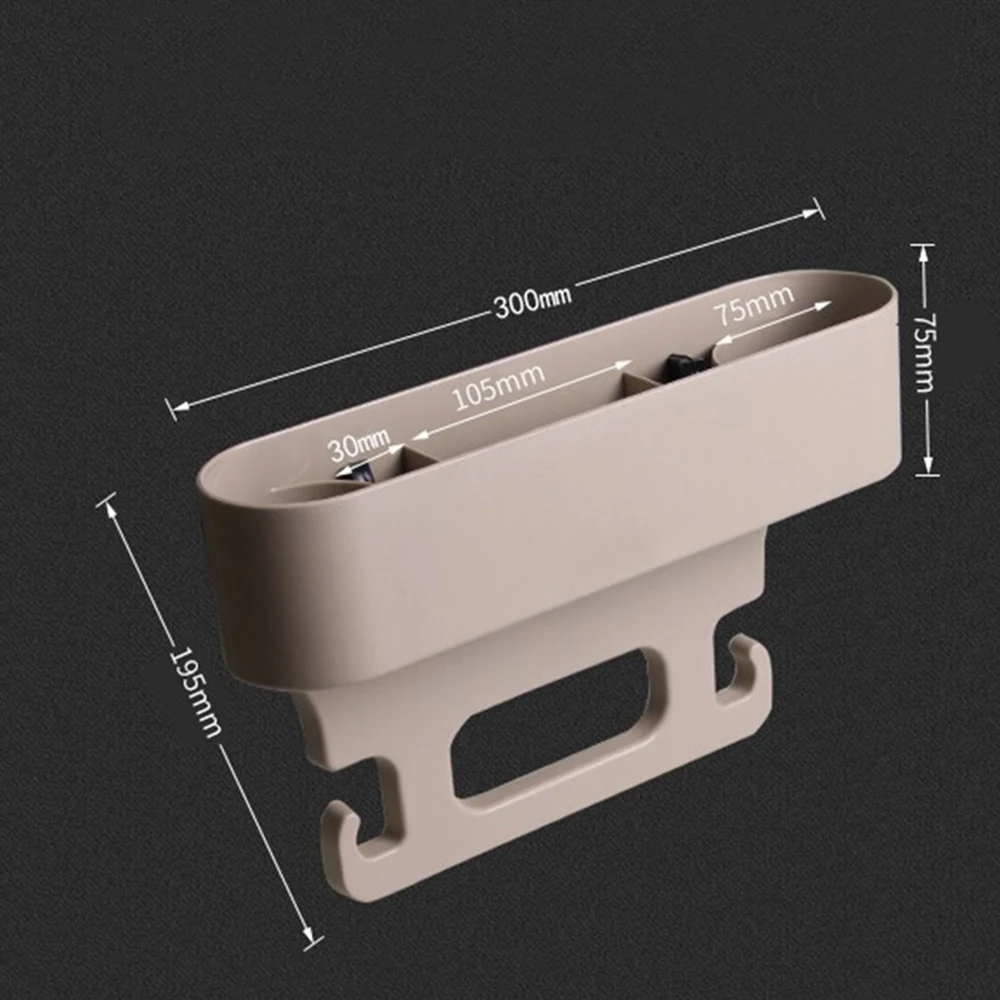 Black Car Seat Slot Storage Box Seat Clearance Clutter Rack Multi-Function Shelf Seat Back Hanger Usually Car storage box Oc8