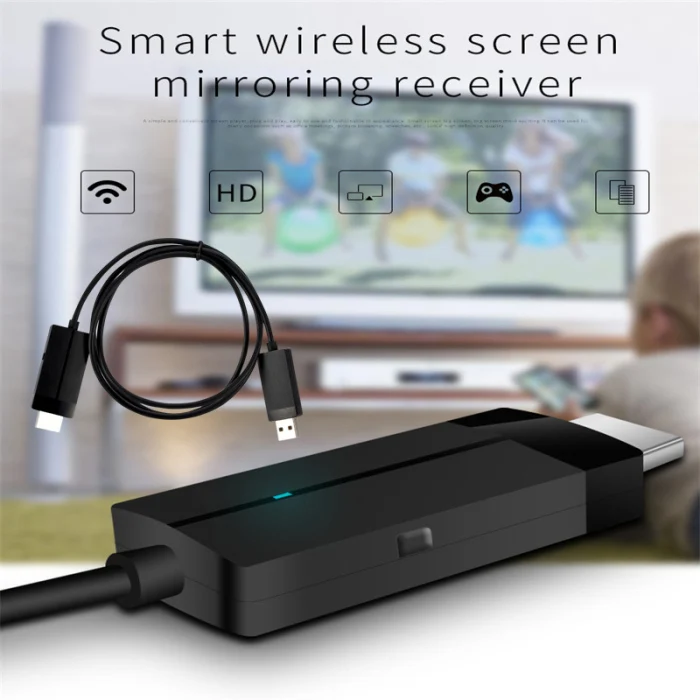 Беспроводной дисплей адаптер V2 приемник HDMI+ USB порт для microsoft GV99