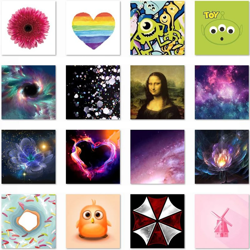 

попсокет Socket for Phones Luxury Scenery Love Heart Phone Holders Round Rotatable Colored Drawing Hand Finger Ring socket