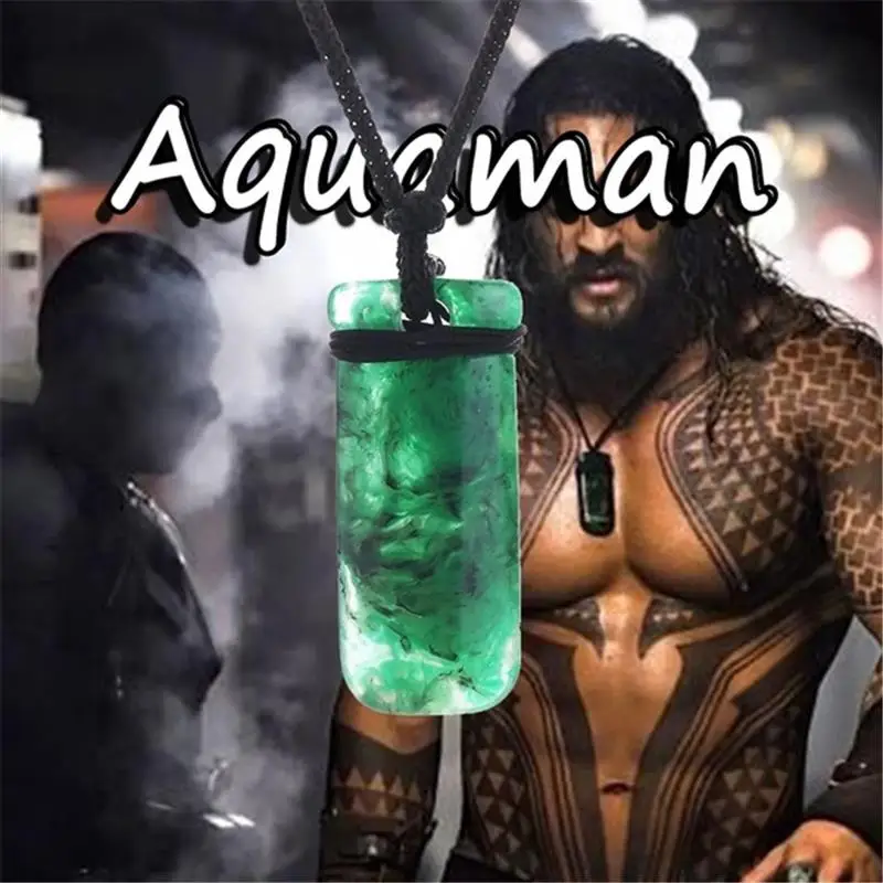 Мужская подвеска Лиги Справедливости Aquaman маорианская Toki ручная работа ожерелье