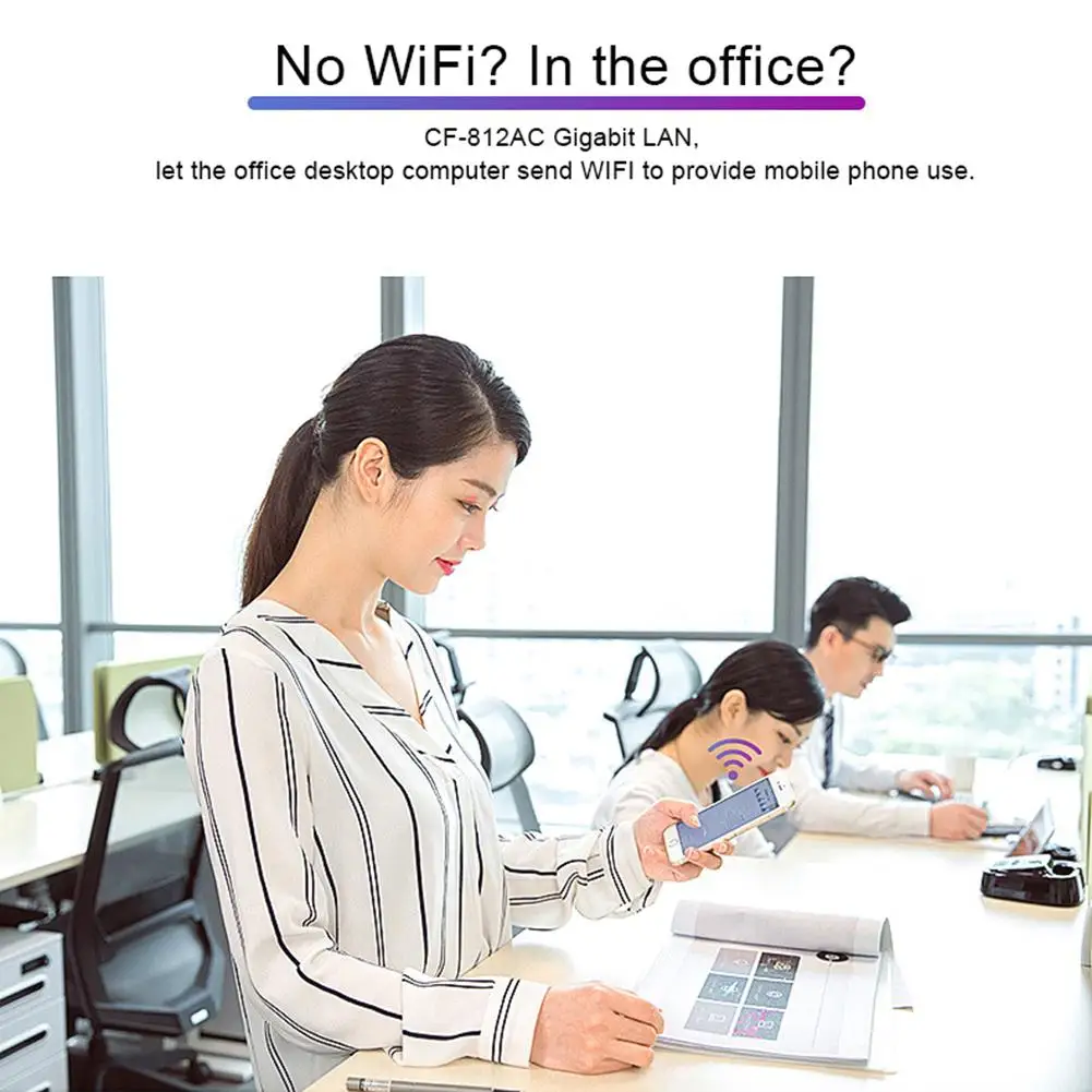 USB WiFi адаптер мини WiFi приемник адаптер Антенна 1300 Мбит/с USB Wi-Fi адаптеры для ПК/рабочего стола/ноутбука/Mac аксессуары