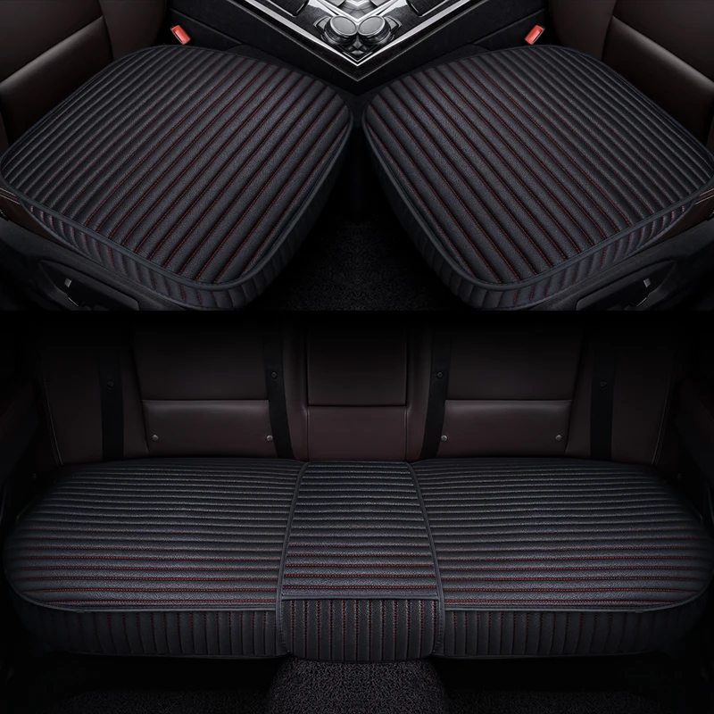 

Full Coverage flax fiber car seat cover auto seats covers for audi a7 audi a8 audi q3 auv q5 suv q7 q8 quattro