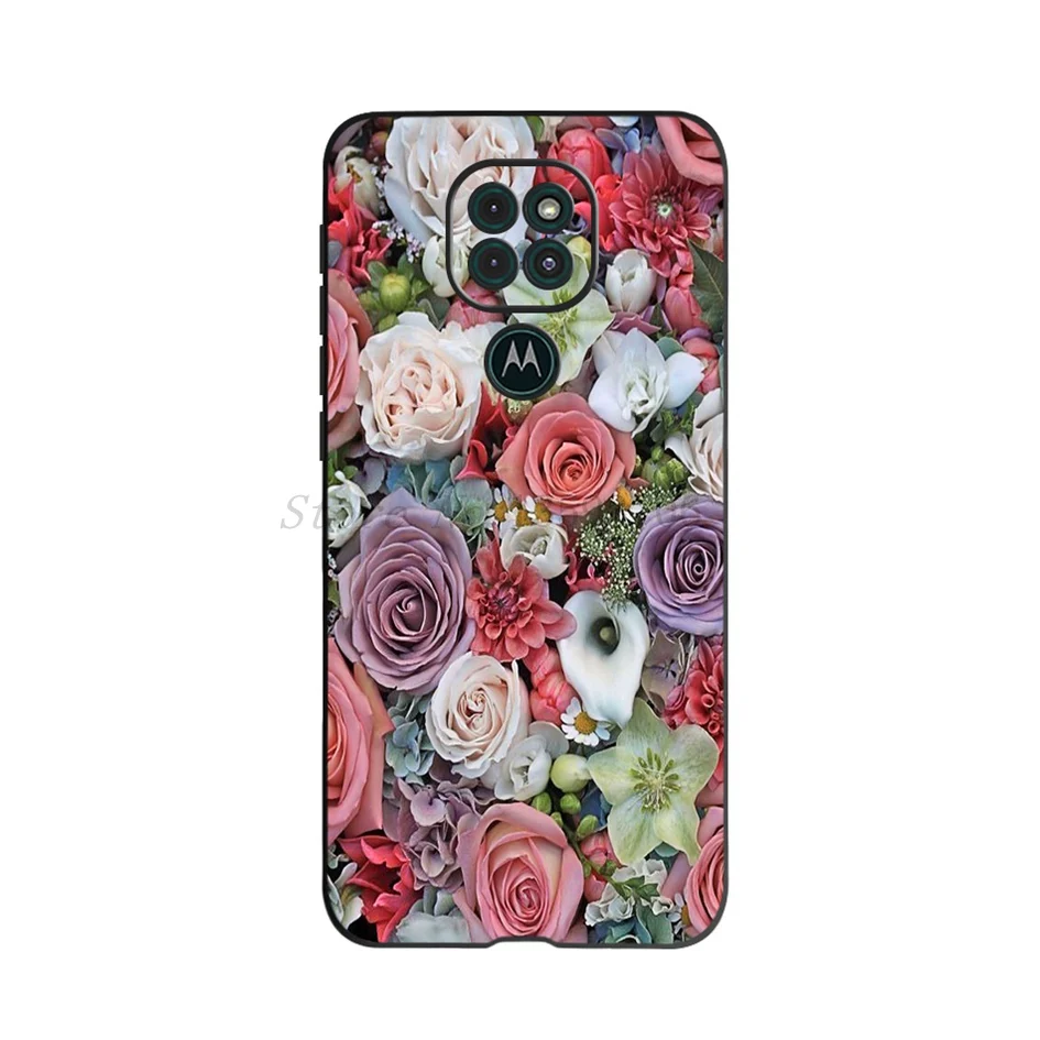 Floral Printed Soft Silicone Phone Cover