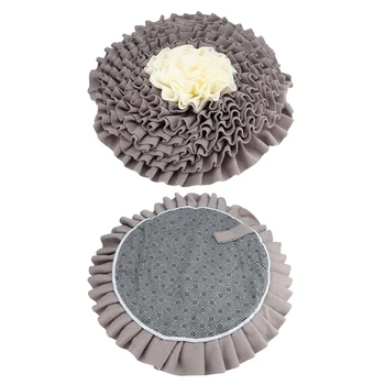 

Pet Training Soft Mat Blanket Dog Nose Sniff Souptoys Playing Biting Toy with Adjustable Buckle