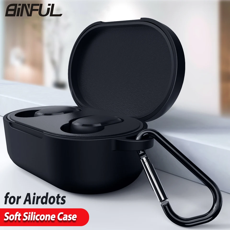 Защитный чехол для Xiaomi mi Airdots Red Air Dots dot мягкий силиконовый гарнитура беспроводной